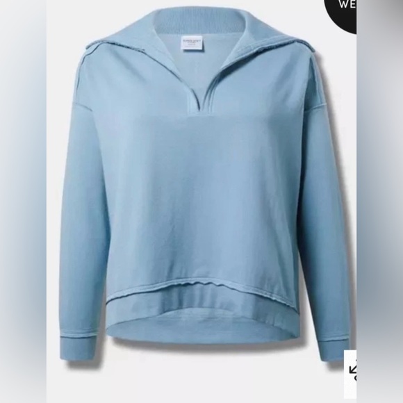 EUC Fleece V-Neck Sweatshirt. Size 00. - Picture 10 of 10